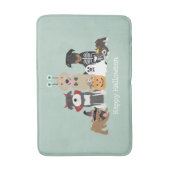 Happy Halloween Spooky Pet Costumes Badmat (Voorkant Verticaal)
