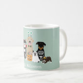 Happy Halloween Spooky Pet Costumes Koffiemok (Voorkant rechts)