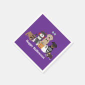 Happy Halloween Spooky Pet Costumes Servet (Hoek)