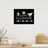 Happy Halloween spooky poster (Keuken)