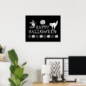 Happy Halloween spooky poster (Thuiskantoor)