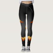 Happy Halloween Spooky Pumpkin Leggings (Voorkant)