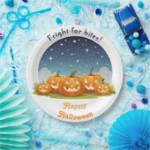 Happy Halloween Spooky Pumpkin Patch Papieren Bordje (Feest)