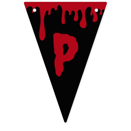 Happy Halloween Spooky Red Black Driving Blood Vlaggetjes (Derde vlag)