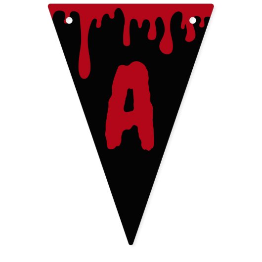 Happy Halloween Spooky Red Black Driving Blood Vlaggetjes (Tweede vlag)