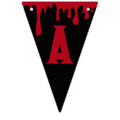 Happy Halloween Spooky Red Black Driving Blood Vlaggetjes (Tweede vlag)