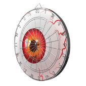 Happy Halloween! Spooky Red Eyeball Dartbord (Voorkant Rechts)
