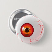 Happy Halloween! Spooky Red Eyeball Ronde Button 5,7 Cm (Voorkant /achterkant)