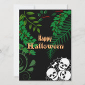Happy Halloween Spooky Scary Night Skeletons Pile (Voorkant)