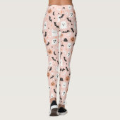 Happy Halloween Spooky Schattige & Feestelijk Hall Leggings (Achterkant)