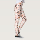 Happy Halloween Spooky Schattige & Feestelijk Hall Leggings (Rechts)