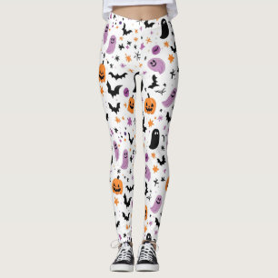 Happy Halloween Spooky Schattige & Feestelijk Hall Leggings