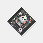 Happy Halloween Spooky Schattige Ghost Servet (Hoek)