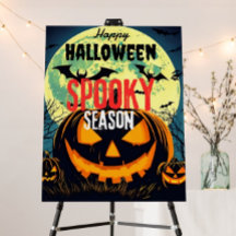 Happy Halloween Spooky Season Creepy Poster