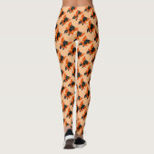 Happy Halloween Spooky Snoep Cat Leggings (Achterkant)