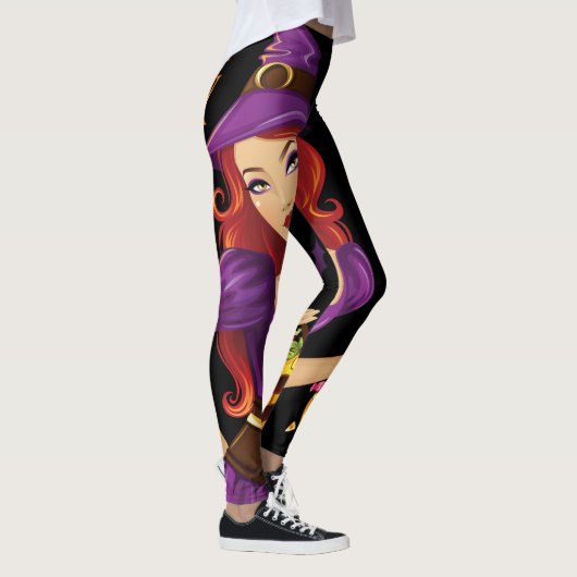 Happy Halloween Spooky Snoep Leggings (Rechts)