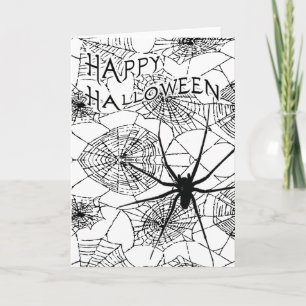 Happy Halloween : Spooky Spider : Kaart