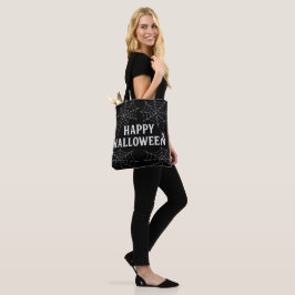 Happy Halloween Spooky Spirit Spiderwebs Tote Bag