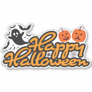 Happy Halloween Spooky Sticker