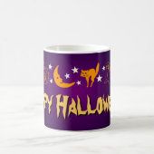 Happy Halloween Spooky Symbols Witch Moon Ghost Koffiemok (Center)
