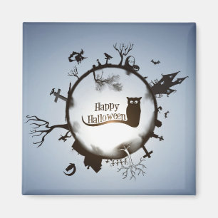 Happy Halloween Spooky ThMED Magneet
