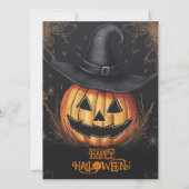 Happy Halloween Spooky Trick or treat Groet Kaart (Achterkant)