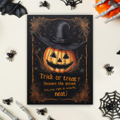 Happy Halloween Spooky Trick or treat Groet Kaart