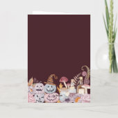 Happy Halloween Spooky Verjaardagsfeestuitnodiging (Achterkant)