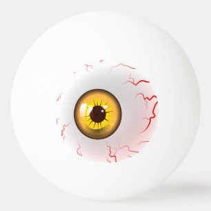 Happy Halloween! Spooky Yellow Eyeball Pingpongbal