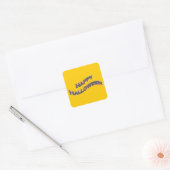 Happy Halloween Square stickers (Envelop)