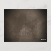 Happy Halloween Steampunk Skull Skeleton Briefkaart (Achterkant)