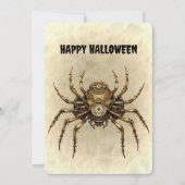 Happy Halloween Steampunk Spider (Voorkant)