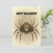 Happy Halloween Steampunk Spider (Staand voorkant)