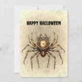 Happy Halloween Steampunk Spider (Voorkant)