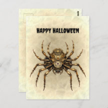 Happy Halloween Steampunk Spider