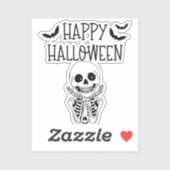Happy Halloween Sticker (Vel)