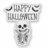 Happy Halloween Sticker (Voorkant)