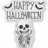 Happy Halloween Sticker (Voorkant)