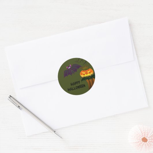 Happy Halloween Sticker (Envelop)