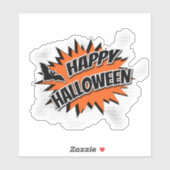 Happy Halloween Sticker (Vel)