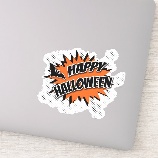 Happy Halloween Sticker (Detail)