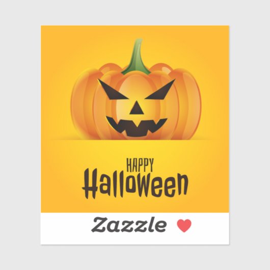 Happy Halloween Sticker (Vel)