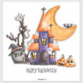 Happy Halloween Sticker (Vel)