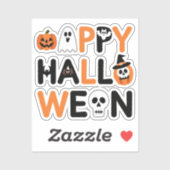Happy halloween  sticker (Vel)