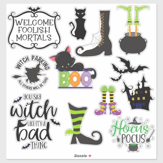 Happy Halloween Sticker set (Vel)