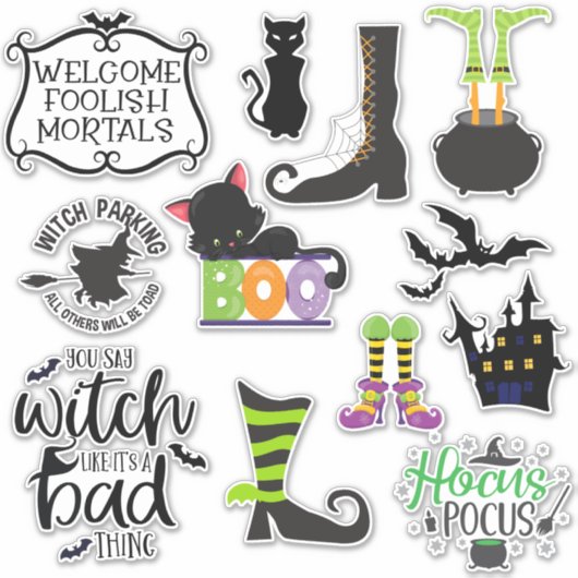 Happy Halloween Sticker set (Voorkant)