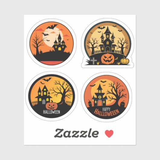 Happy Halloween Sticker set (Vel)