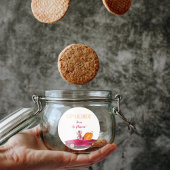 Happy Halloween-Sticker voor Snoep- en koekjeszakk Ronde Sticker