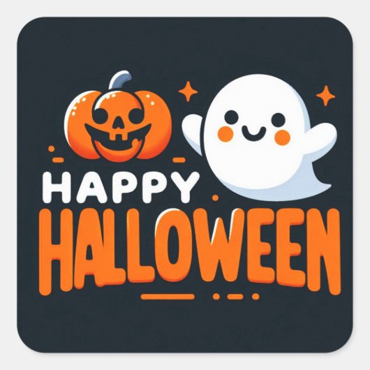 Happy Halloween Stickers (Voorkant)