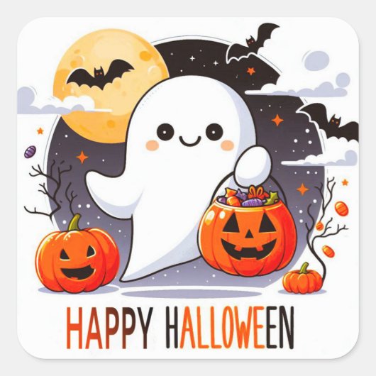 Happy Halloween Stickers (Voorkant)